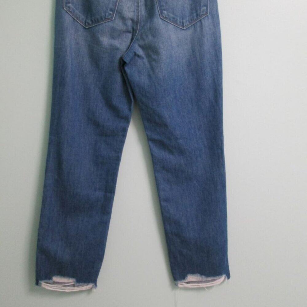 Women's L'Agence Medium Wash Denim Jeans- Raw Hem-Size 25 preowned-GUC - Picture 6 of 15